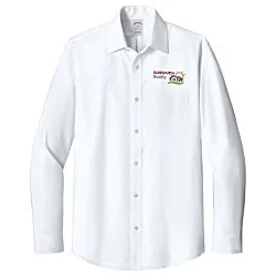 Brooks Brothers Stretch Pinpoint Spread Collar Shirt