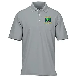 Dry Zone Stain Release Mini Grid Polo - Men's