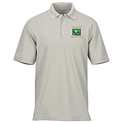 Dry Zone Stain Release Mini Grid Polo - Men's