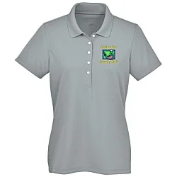 Dry Zone Stain Release Mini Grid Polo - Ladies'