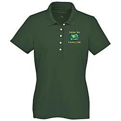 Dry Zone Stain Release Mini Grid Polo - Ladies'