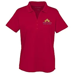 Plaited Honeycomb Pique Polo - Ladies'