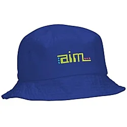 Short Brimmed Bucket Hat - Embroidered