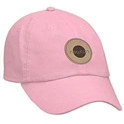Cotton Washed Cap - Solid - Laser Engraved Patch