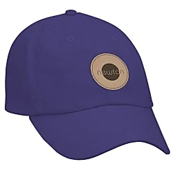 Cotton Washed Cap - Solid - Laser Engraved Patch