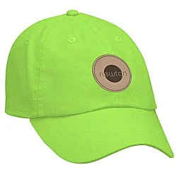 Cotton Washed Cap - Solid - Laser Engraved Patch