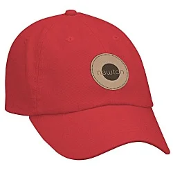 Cotton Washed Cap - Solid - Laser Engraved Patch
