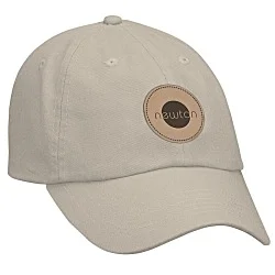 Cotton Washed Cap - Solid - Laser Engraved Patch