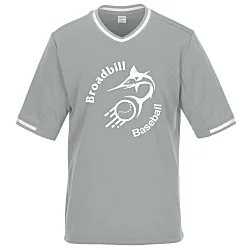 Mesh V-Neck Baseball Jersey