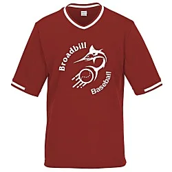 Mesh V-Neck Baseball Jersey