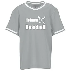 Mesh V-Neck Baseball Jersey - Youth