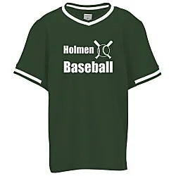 Mesh V-Neck Baseball Jersey - Youth