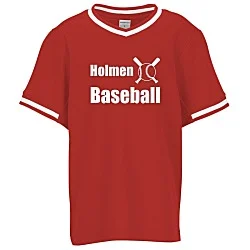 Mesh V-Neck Baseball Jersey - Youth