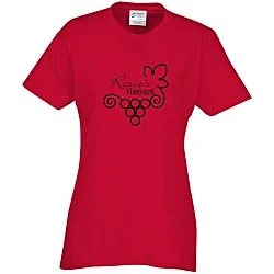 Port 50/50 Blend T-Shirt - Ladies' - Screen - 24 hr