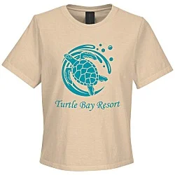 Bella+Canvas 6.5-oz Heavyweight Garment-Dyed T-Shirt - Ladies' - Screen