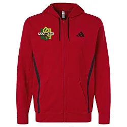 adidas Game & Go Fleece Full-Zip Hooded Sweatshirt - Men's