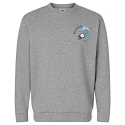 adidas Fleece Crew Sweatshirt - Embroidered