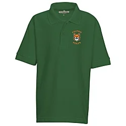 Soft Touch Pique Sport Shirt - Youth - Embroidered