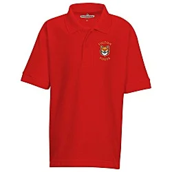 Soft Touch Pique Sport Shirt - Youth - Embroidered