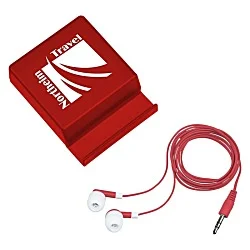 Phone Stand with Compartment - Earbuds