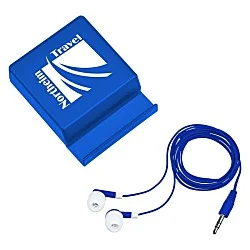 Phone Stand with Compartment - Earbuds