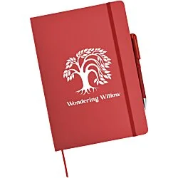 TaskRight Afton Notebook with Pen - 10 inches x 7 inches