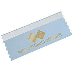 Badge Ribbon with Double Sided Tape - 2 inches x 4 inches