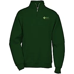 Jerzees NuBlend 1/4-Zip Sweatshirt - Embroidered - 24 hr