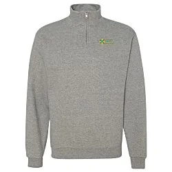 Jerzees NuBlend 1/4-Zip Sweatshirt - Embroidered - 24 hr