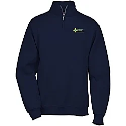 Jerzees NuBlend 1/4-Zip Sweatshirt - Embroidered - 24 hr