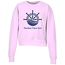 Comfort Colors Garment-Dyed Mid-Length Crew Sweatshirt - Ladies'