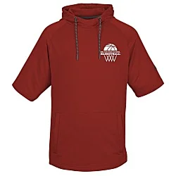 Richardson Charge Performance Fleece Short Sleeve Hoodie