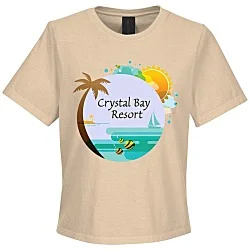 Bella+Canvas 6.5-oz Heavyweight Garment-Dyed T-Shirt - Ladies' - Full Color