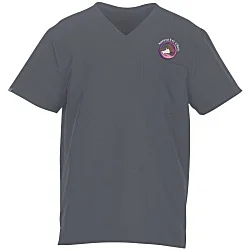 Hanes Essentials V-Neck Pocket Scrub Top - Men's