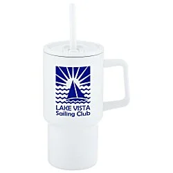 Summit Vacuum Mug with Straw - 18 oz.