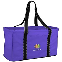 Front Pocket Utility Tote - Embroidered