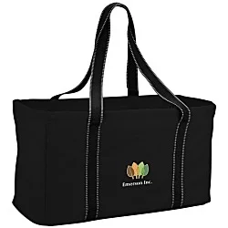 Front Pocket Utility Tote - Embroidered