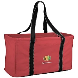 Front Pocket Utility Tote - Embroidered