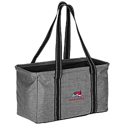 Junior Heathered Utility Tote - Embroidered