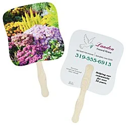 Bountiful Garden Hand Fan