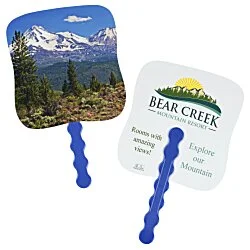Mountain Peak Reflections Hand Fan