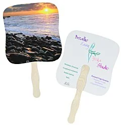 Sunset Shores Hand Fan