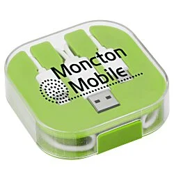 Novi Duo Charging Cable with Phone Stand - USB-C - 24 hr