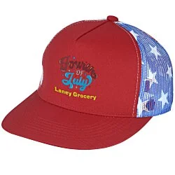 Patriotic Snapback Trucker Cap