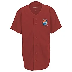 Performance Tough Mesh Full Button Jersey - Youth - Embroidered