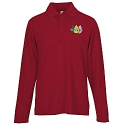 Nova Performance Long Sleeve Pique Polo - Men's