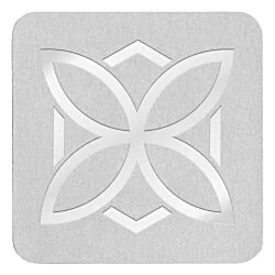 Embellished Seal by the Roll - Square - 1 1/2 Inches x 1 1/2 Inches