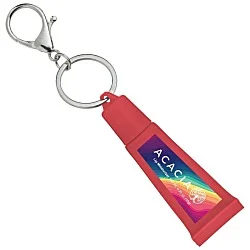 Squeeze Tube Lip Moisturizer with Key Ring