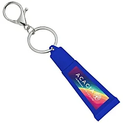 Squeeze Tube Lip Moisturizer with Key Ring