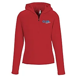 Qualify 1/4-Zip Hooded Pullover - Ladies'